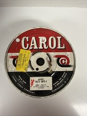 Vintage Carol 18/2 SP-1 Wire Spool with Wire Carol Cable Co. USA Not Full