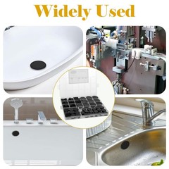 125Pcs Rubber Plugs for Round Holes, Durable and Long Service Life, 8 Sizes Hole