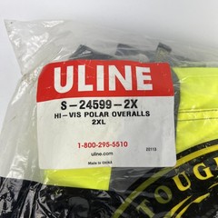 OccuNomix Hi Vis Waterproof Bib Pants 2XL Yellow Reflective NWT