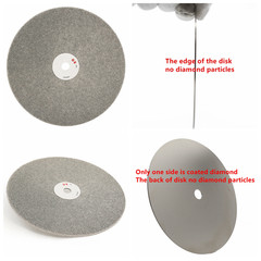 8″ Diamond Grinding Wheel Grinder Blades Flat Lap Polishing for Metal Jewel Rock