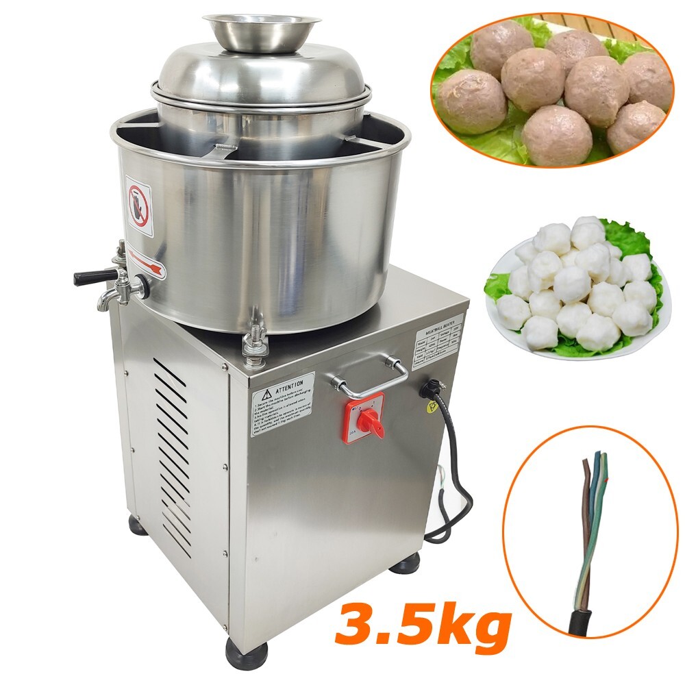 Meatball Beating Machine Meat Masher Fish Crushing Muddy Flesh Large Power 3.5kg