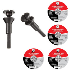 Premium-Grade Die Grinder Bits Carbide Burr Set 1/4 Shank 8-PC Double-Cut Rotary