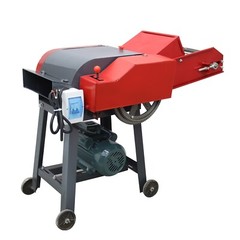 6 Blade Hay Cutter with Conveyor Belt Grass Grinder Corn Wheat 500-1000KG/H 220V