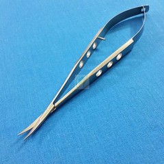 AUTOCLAVABLE CASTROVIEJO FINE TIP STITCH MICRO SURGICAL SCISSORS 4.5″ CURVED