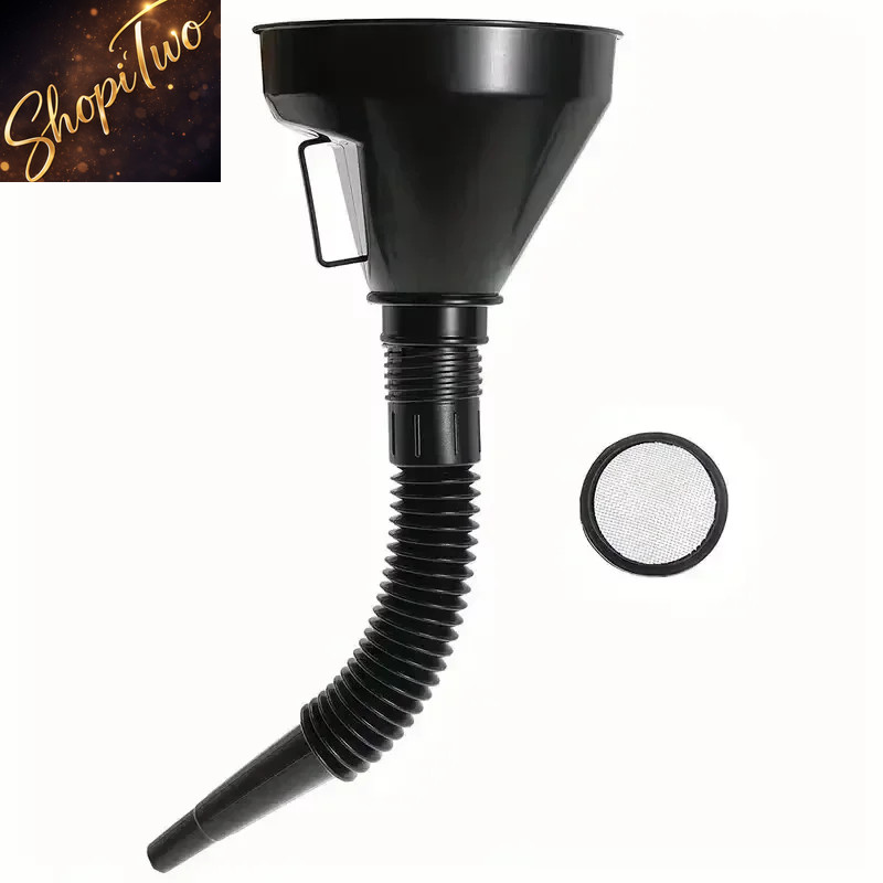 1pc Multifunctional Flexible Funnel: Leakproof Oil Change Tool