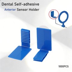 1000pcs Dental Sensor Holder Adhesive Digital X-ray Sensor Holder Anterior Blue