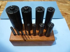 Expanding Arbor Set for Holding a Part By The Inside Diameter 1/4″ to 1 1/4″