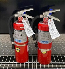 FIRE EXTINGUISHER 5lb Abc (Scratch & Dirty) Set of 2