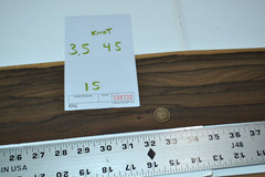 Ziricote Raw Wood Veneer Sheet 3.5 x 45 inches 1/42nd 5941-32