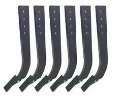 6PCS Box Blade 18” Ripper Shank 3 Hole Box Scraper Shank with 4 Holes Plowing