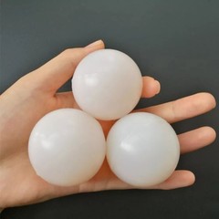 White Solid Silicone Ball Bouncing Bouncy Silica Gel Balls Diameter 2 mm – 70 mm
