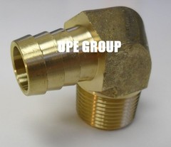 3/4 HOSE BARB ELBOW X 3/4 MALE NPT Brass Pipe Fitting Thread Gas Fuel Water Air
