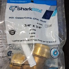 SharkBite 3/4in x 3/4in Push-to-Connect Brass Elbow Female x Female U256LFEZ
