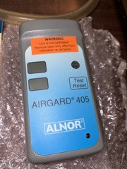 NOS ALNOR 670 180 010 AIRGARD 405 FUME HOOD MONITOR . B504