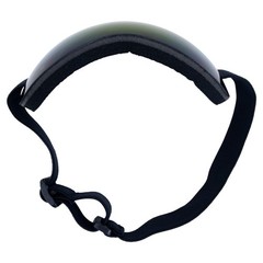 Birdz Eyewear Starling Skydiving Padded Motorcycle Goggles Blue Mirror Lens