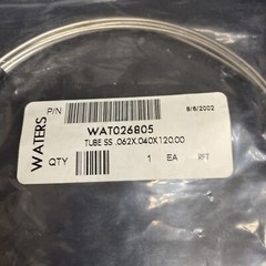 Waters Tubing Stainless Steel 0.062 x 0.04 x 120 in.