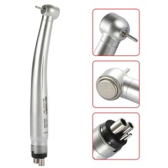 1-5 SKYSEA Dental High Speed Handpiece Big Head Push Button Type 4Hole FG 1.60mm