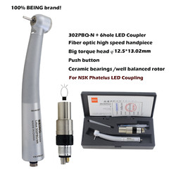 BEING Dental High Speed Handpiece Fiber Optic 45 Degree Surgical NSK Coupler LED