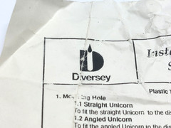 DIVERSY 065578 PLASTIC TANK CONNECTOR (UNICORN) 2B315450 GP 131540 / LOT OF 2