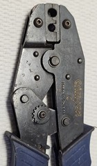 Vintage AMP Crimpex C Wang 220190-1 Die Ratchet Wire Crimping Hand Tool Sweden