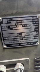 As-is* MEP 0260 Vintage Generator Set Control Box Military Gasoline Engine 3KW
