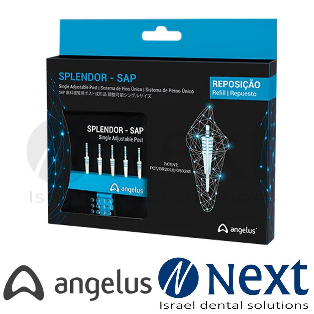 Angelus SET Splendor SAP Glass Fiber Universal Post 5 posts + 5 sleeves
