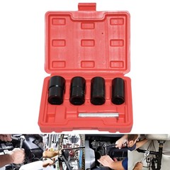 5pc Wheel Lock Removal Kit, Locking Lug Nut Removal Tool – 17MM,19MM, 21MM, 22MM