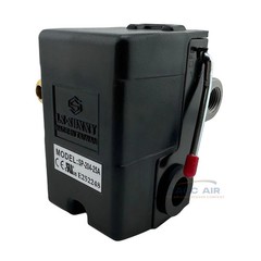Heavy Duty Pressure Switch Air Compressor Control Valve 140-175 PSI 4 Port 25amp