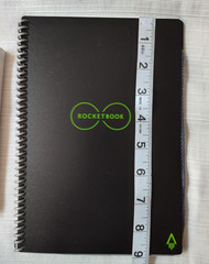 RocketBook Reusable Spiral Notebook Core Black Open Box 6″x9″