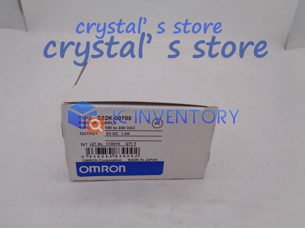 Brand NEW In Box Omron S82K-00705 5V 1.5A switching power supply S82K00705