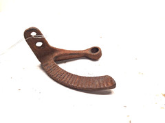 USED SPARK & THROTTLE LEVER SECTOR FOR MCCORMICK-DEERING 15-30 TRACTORS 4565DA
