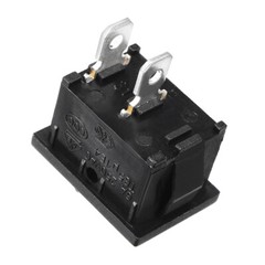 Rocker Switch 2 PIN ON-OFF SPST 125VAC/10A 250VAC/3A 21x15mm BLACK KCD1 2/5/10PC