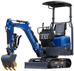 TERROR XI Mini Excavator 1 Ton Digger 13.5hp Gas Tracked Crawler B&S EPA Engine