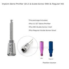 Hiossen Implant Bone Profiler4/4.5/5/5.5/6 Guide Screw Hex Torque Driver Osstem