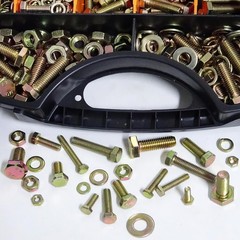1020PCS Grade 8.8 Metric Bolt Assortment Kit -M4 M5 M6 M8 Heavy Duty Hex Bolts