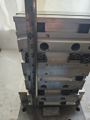 Aluminum CNC Tombstone Fixture 2-Sided w/ Sub Plates & Toe Clamps 15.25”