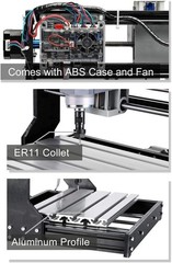 Versatile CNC 3018-PRO with GRBL Control – Perfect for Wood & Acrylic Projects