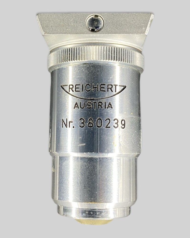 Vintage Reichert Austria Nr. 380239 Fluor 45/0,75 190/0 np Microscope Objective