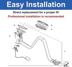 16147163296 Fuel Pump Fuel Tank Sender Unit 2007-2013 for BMW 3 Series E87 E90 E