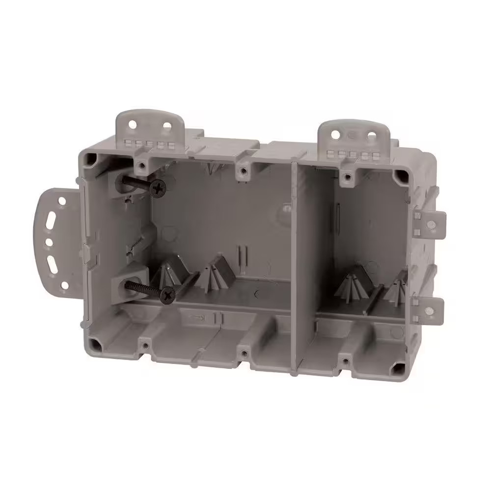 Smart Box 3-Gang Multi-Mount Adjustable Depth Device Box