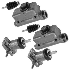 Caltric L25419 A51976 A50557 Brake Master & Slave Cylinder for Case-IH Backhoe