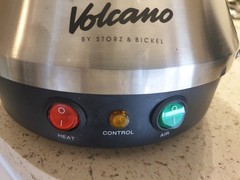 Volcano Classic POWER & HEAT/AIR Replacement Both Red & Green Switches, 120VAC