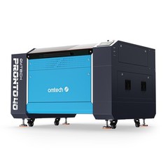 OMTech 80W 35×24 CO2 Laser Engraver Cutter Cutting with CW-5200 Water Chiller