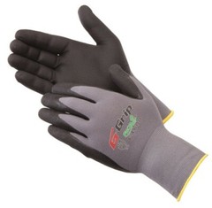 12- F4600 Lightweight Nitrile Micro Foam Palm Grip Coated Protective Work Gloves