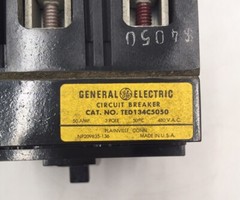 HOUSTON STOCK NEW GE TED134C5050 TYPE TED 50 AMP 480V FREE 2 DAY AIR SHIPPING