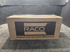 (QTY 25)Raco 232 4″ Square Box, Welded, 2-1/8″ Depth, 1/2 &3/4″ Knockouts, Steel
