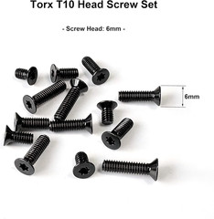 Red Dot Screw Kit, M3, M3.5, M4, #4-40, #6-40, #8-40, #6-32, #6-48 12.9G Flat He