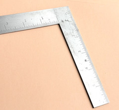 Brown & Sharpe Mfg. Co. No. 547 6 x 5 Inch Thin Steel Square. Made in the USA.