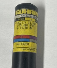 Guhring 14.50mm 2 Flute HSS Taper Length Drill 14.50mm Shank 217-14.5, 60113220