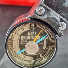 PROTO 6177 Dial Measuring Torque Wrench size 3/8″ 0 – 250 Inch – Pounds / CMKG